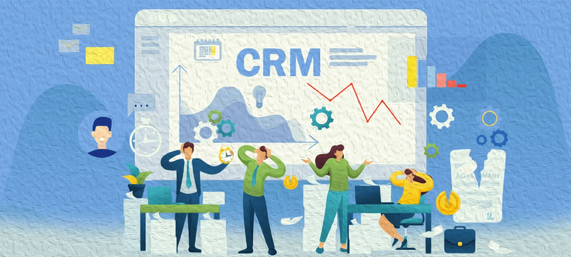 Обложка статьи: Как выбрать простую CRM в 2025, если вы не айтишник: сравнение Cliently, YClients, DIKIDI и др.